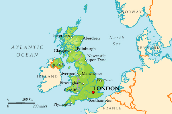 Великобритания Самое Главное Доклад По Географии